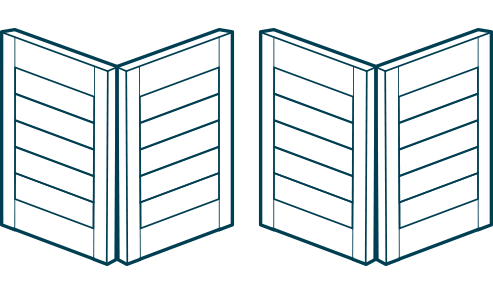 Bi Folds diagram darkgreen